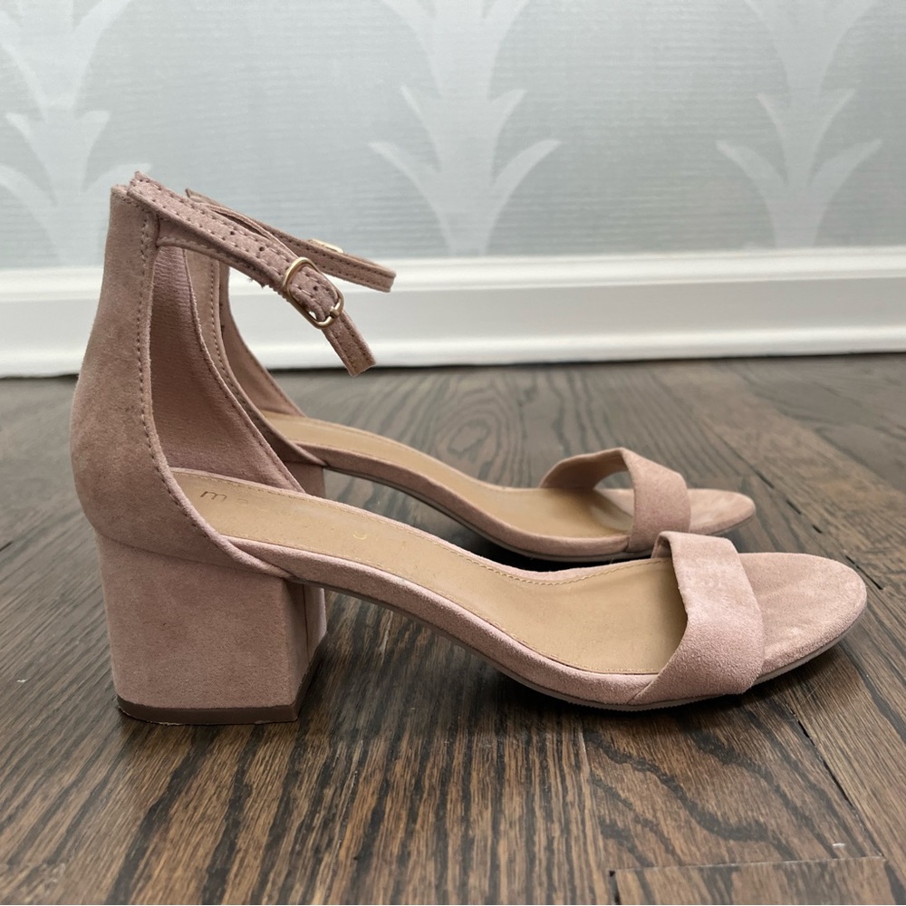 Steve Madden girls 2 inch heels - dusty rose gold